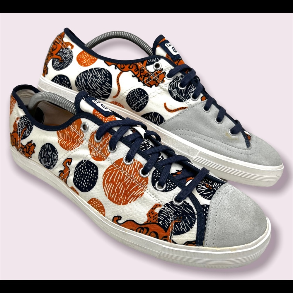 Onitsuka Tiger x Makumo Badminton 68 A.O.P Sneakers Sz 10.5 Shoe D5B2Q GUC.